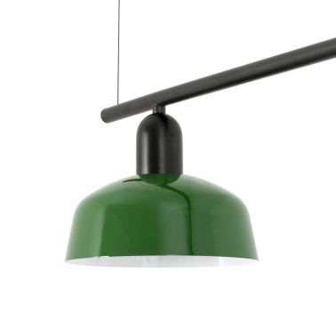 FARO TATAWIN S Metal Lineal Colgante Verde