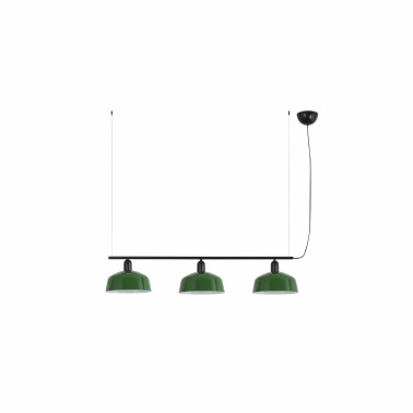 FARO TATAWIN M Metal Lineal Colgante Verde