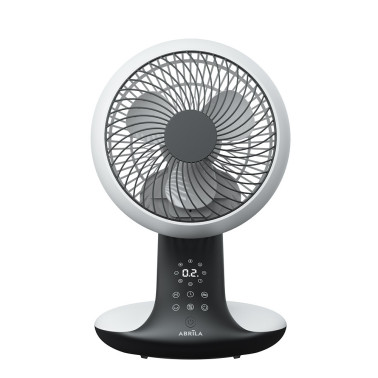 FABRILAMP MIERA Ventilador Sobremesa Blanco/Negro