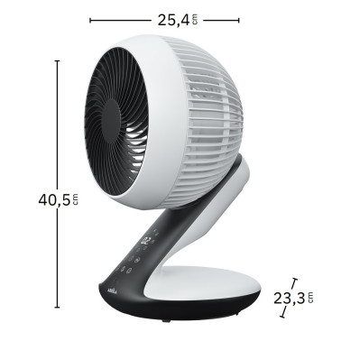 FABRILAMP MIERA Ventilador Sobremesa Blanco/Negro