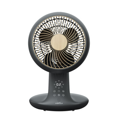 FABRILAMP MIERA Ventilador Sobremesa Negro/Oro