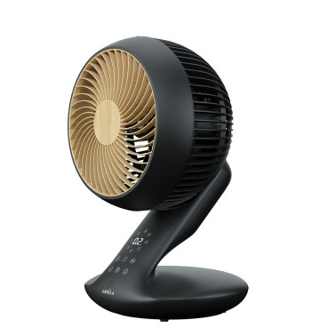 FABRILAMP MIERA Ventilador Sobremesa Negro/Oro