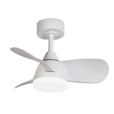 LIGHTED RIN Ventilador de Techo Blanco