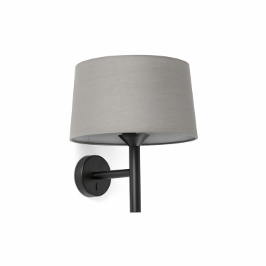 FARO WINDSOR Aplique Negro-Gris