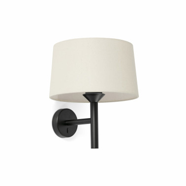 FARO WINDSOR Aplique Negro-Lino