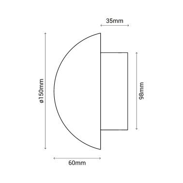 SULION VITA Aplique de Travertino Beige CCT