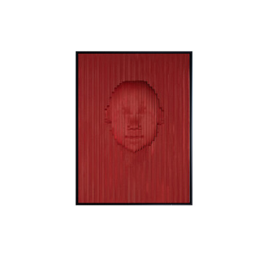 SCHULLER RED FACE Bajorrelieve 93x123