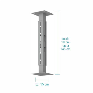 MARTEC Soporte para Falso Techo 77-145cm