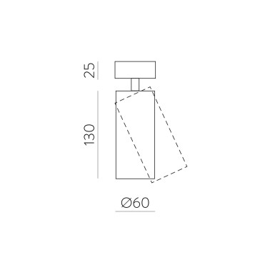 ACB PIPE GU10 Foco Orientable Blanco Texturado