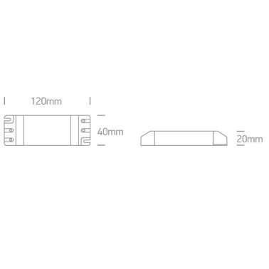 ONE LIGHT Driver ON-OFF 700mA 4-8W IP20