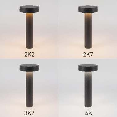HOFF LIGHT AALBORG 350 Baliza 4CCT Corten
