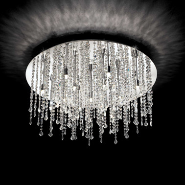IDEAL LUX ROYAL PL12 PLAFÓN CROMO
