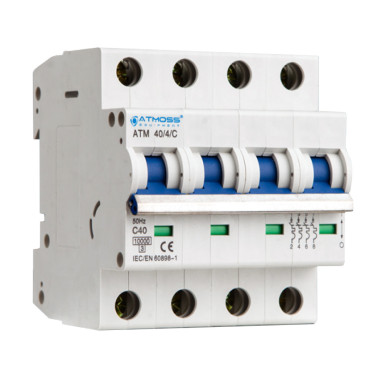 ATMOSS MAGNETOTERMICO 125A 4P 10KA CURVA D