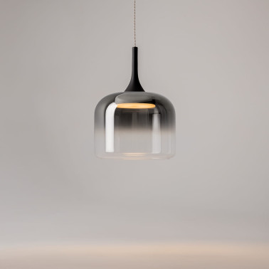 MAYTONI SPIRITO Colgante Negro de Vidrio LED