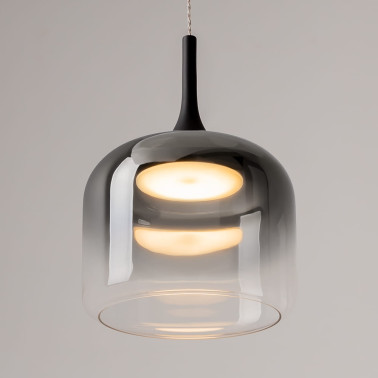 MAYTONI SPIRITO Colgante Negro de Vidrio LED