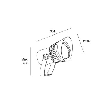LEDSC4 Hubble Cob 207 Proyector 3000K