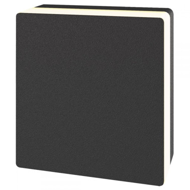 LIGHTED ECLIPSE SQUARE Aplique Negro 4000K