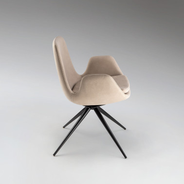 SCHULLER ZUNA Silla Giratoria Beige