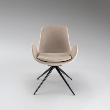 SCHULLER ZUNA Silla Giratoria Beige