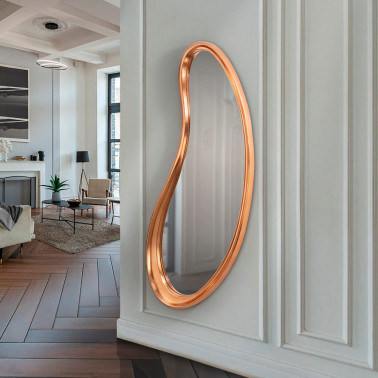 SCHULLER BRIGITTE 67x166 Espejo Oro Rosa