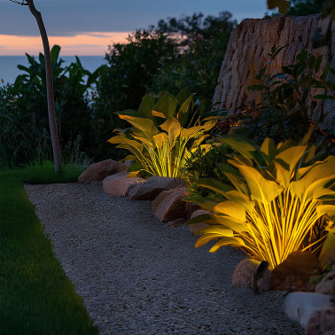 HOFF LIGHT CANCUN Proyector con Estaca Negro IP67