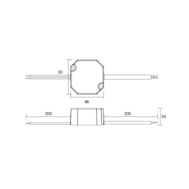 HOFF LIGHT Driver 500mA 4-12W ON-OFF IP65
