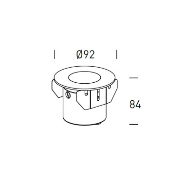 HOFF LIGHT BERN Empotrable Orientable IP67 2700K