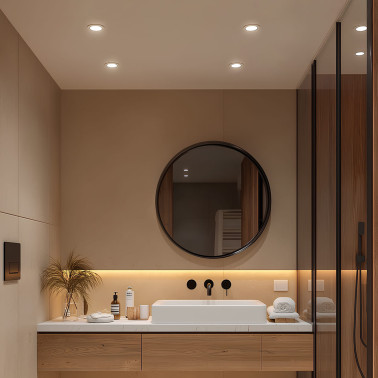 HOFF LIGHT BATH Empotrable IP54 6W-9W 3CCT