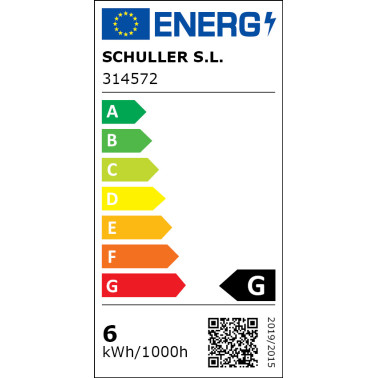 SCHULLER ALEDIS LED Colgante 1L Oro-Negro
