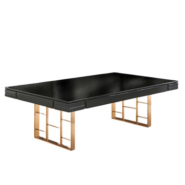 SCHULLER VITA Mesa de Centro Antracita-Oro