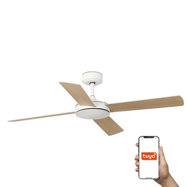 FARO MALLORCA L Ventilador Blanco-Arce TUYA