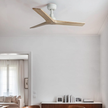 FARO KLIM S Ventilador Blanco-Pino