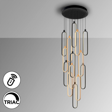 SCHULLER COLETTE Lámpara 14L Oro-Negro