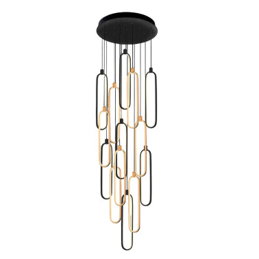 SCHULLER COLETTE Lámpara 14L Oro-Negro