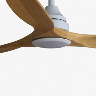 FARO ALO L LED DC Ventilador Blanco-Arce CCT TUYA