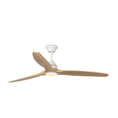 FARO ALO L LED DC Ventilador Blanco-Arce CCT TUYA