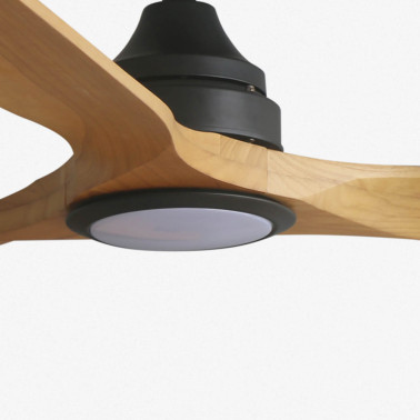 FARO ALO L LED DC Ventilador Negro-Arce CCT
