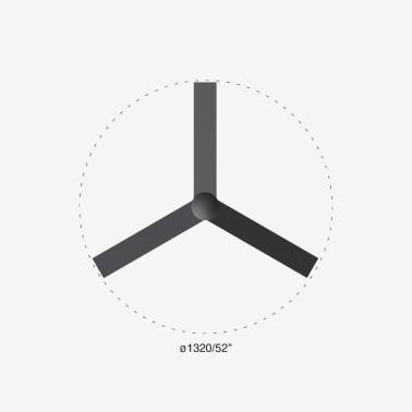 FARO CRUISER L Ventilador Negro