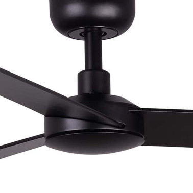 FARO RUDDER S Ventilador Negro-Nogal TUYA