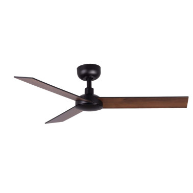 FARO RUDDER S Ventilador Negro-Nogal TUYA