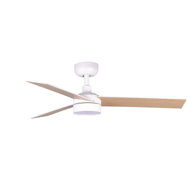 FARO RUDDER S LED Ventilador Blanco-Fresno