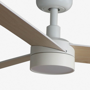 FARO RUDDER S LED Ventilador Blanco-Fresno TUYA