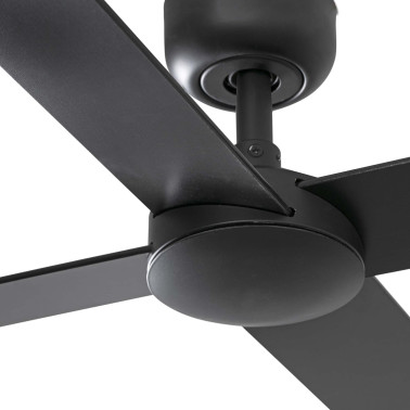FARO RUDDER L 4 Ventilador Negro-Nogal TUYA