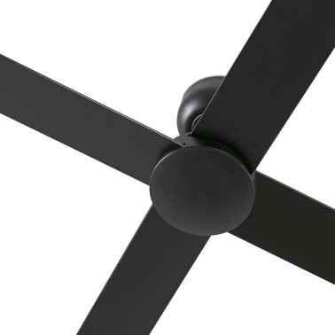 FARO RUDDER L 4 Ventilador Negro-Nogal TUYA