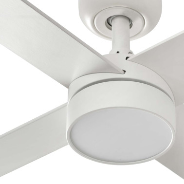 FARO RUDDER L 4 LED Ventilador Blanco-Fresno TUYA