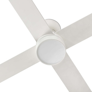 FARO RUDDER L 4 LED Ventilador Blanco-Fresno TUYA