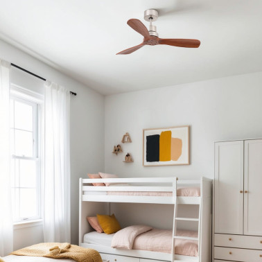 FARO MINI LANTAU S DC Ventilador Níquel TUYA