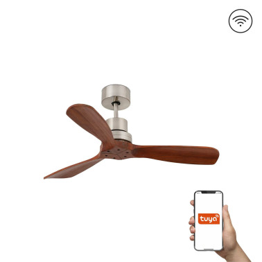 FARO MINI LANTAU S DC Ventilador Níquel TUYA