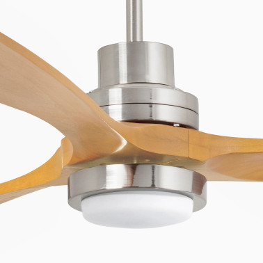 FARO LANTAU L DC LED Ventilador Níquel-Pino TUYA