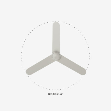 FARO SFERA S Ventilador Blanco DC TUYA